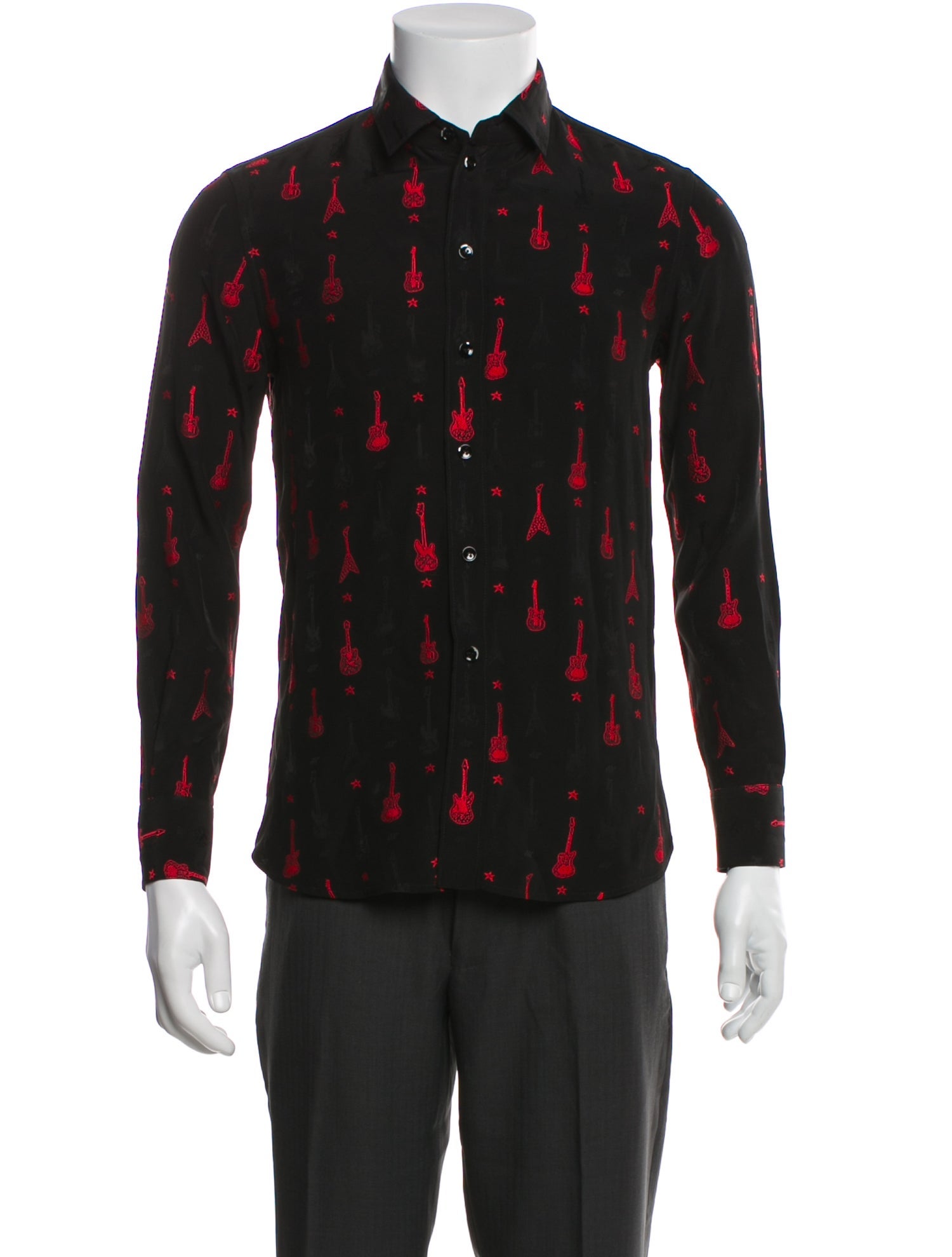 Saint Laurent 2015 Printed Shirt