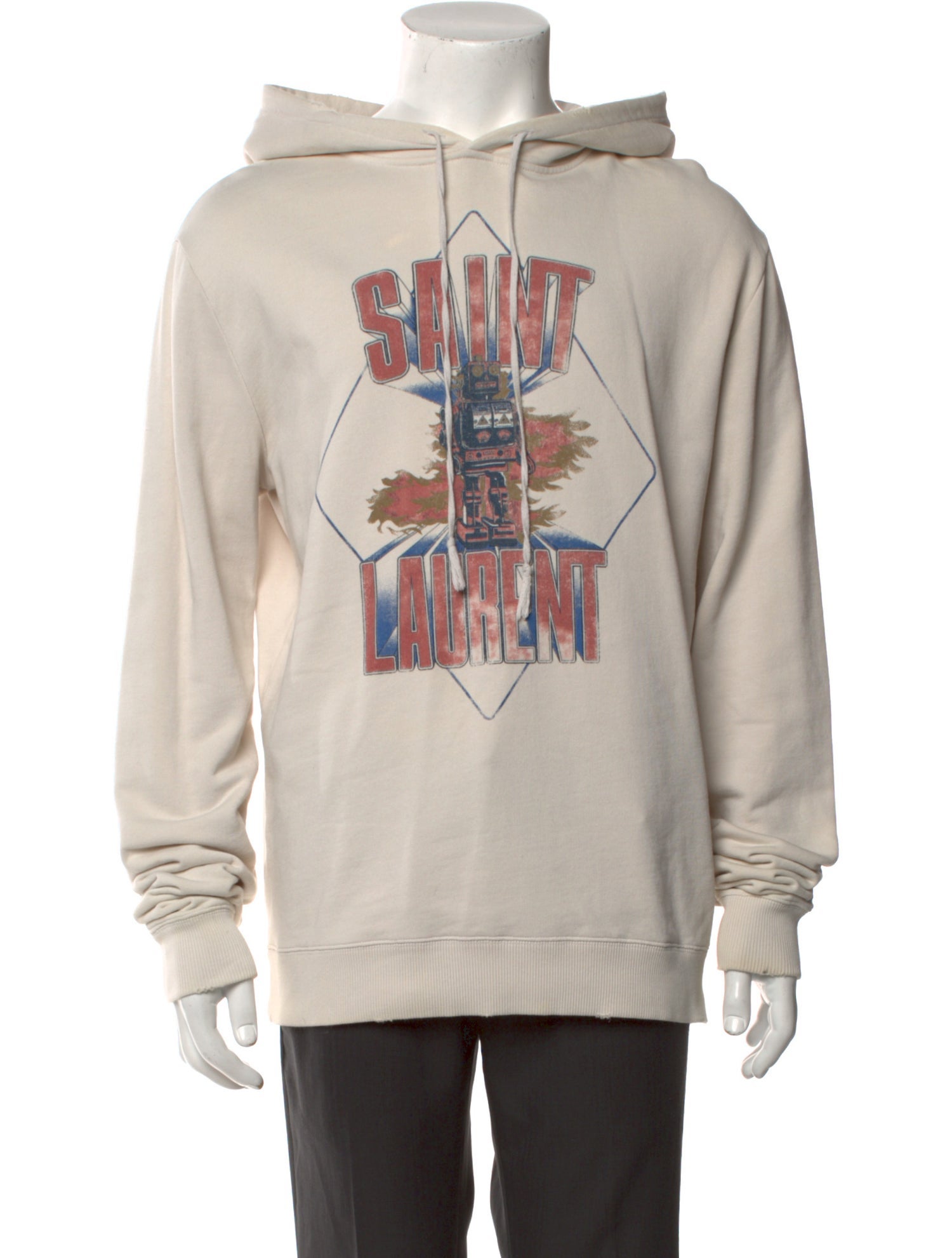 Saint Laurent 2018 Graphic Print Hoodie