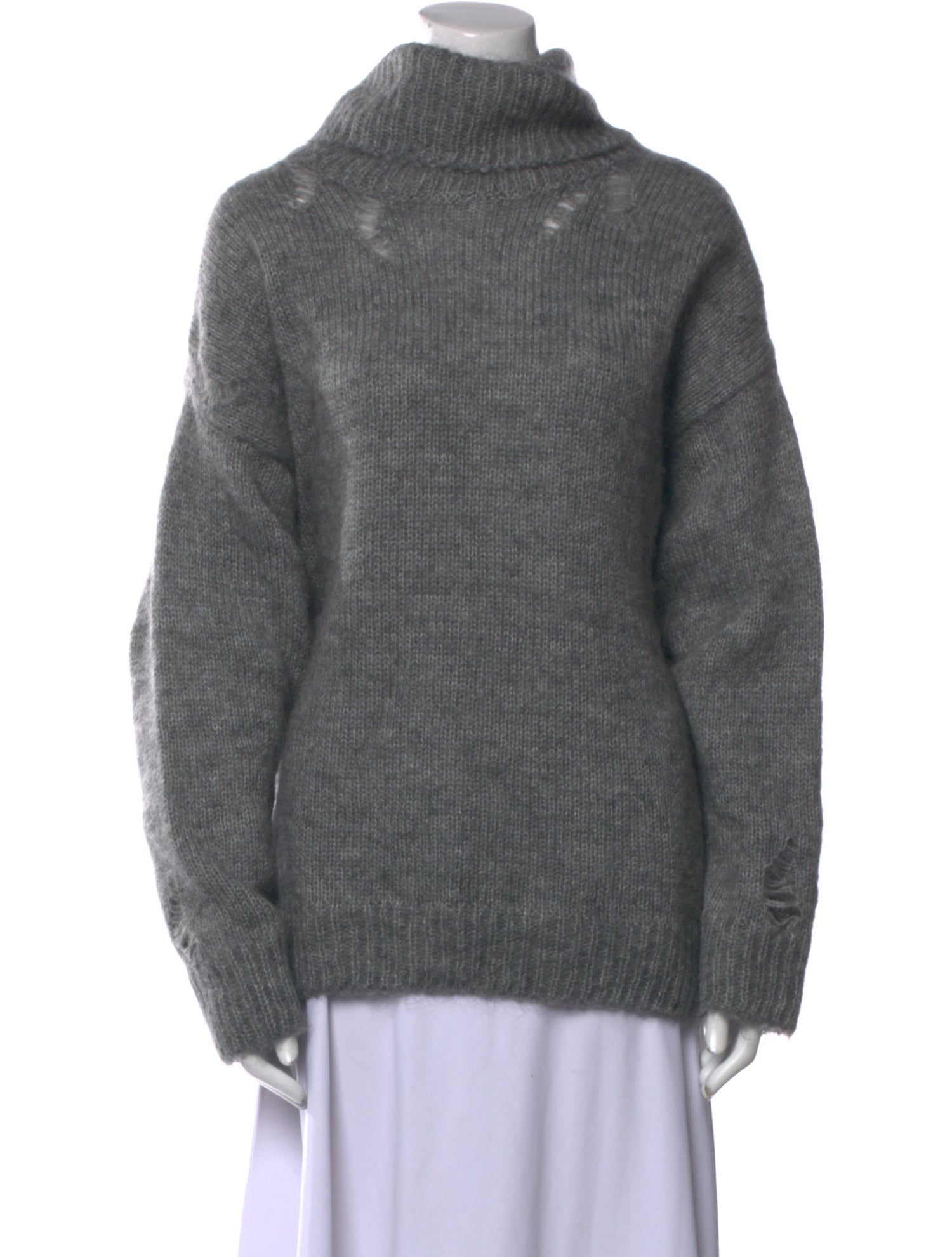 Saint Laurent Mohair Turtleneck Sweater