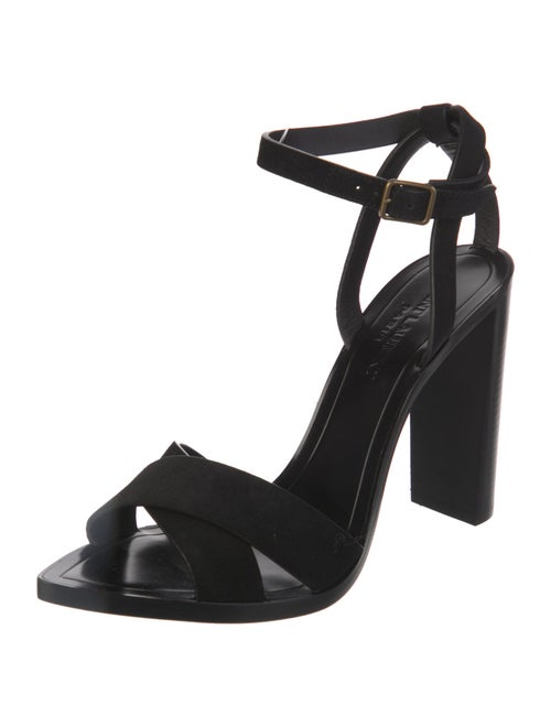 Saint Laurent Leather Slingback Sandals