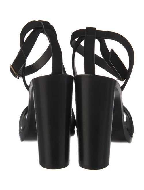 Saint Laurent Leather Slingback Sandals