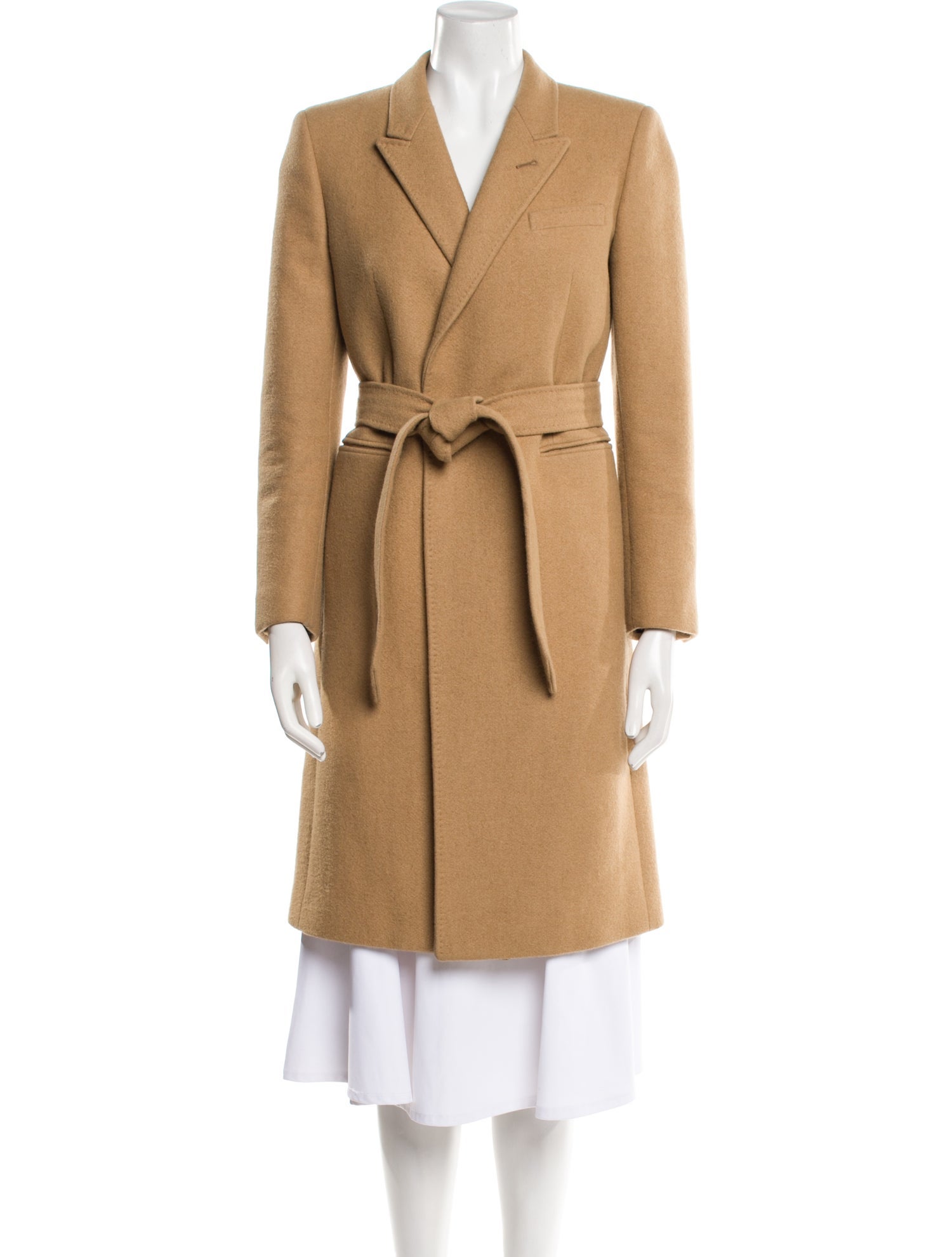 Saint Laurent Camel Hair Peacoat