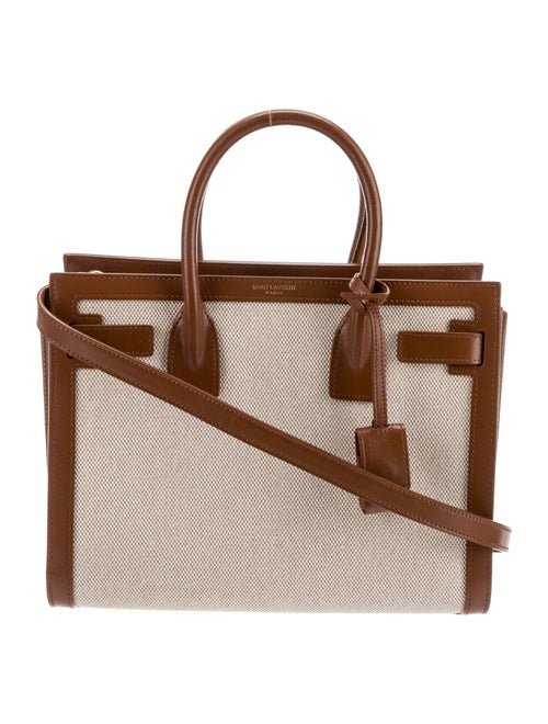 Saint Laurent Canvas Sac De Jour Baby