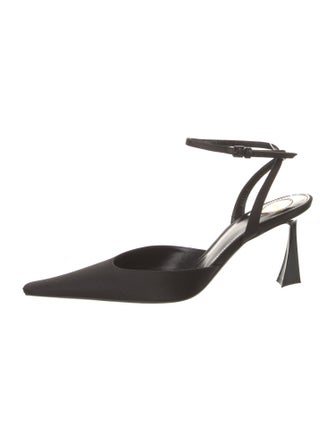 Saint Laurent Satin Slingback Pumps
