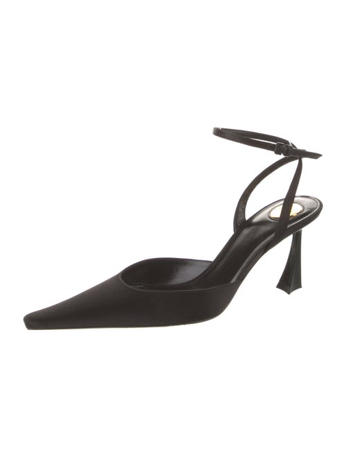 Saint Laurent Satin Slingback Pumps