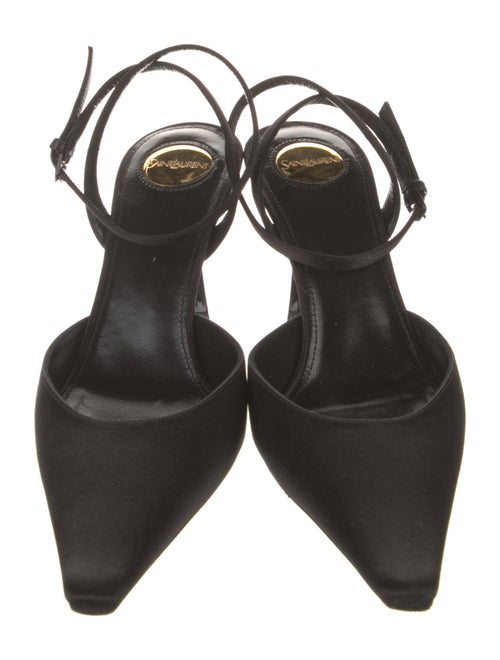 Saint Laurent Satin Slingback Pumps