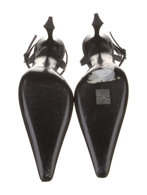 Saint Laurent Satin Slingback Pumps