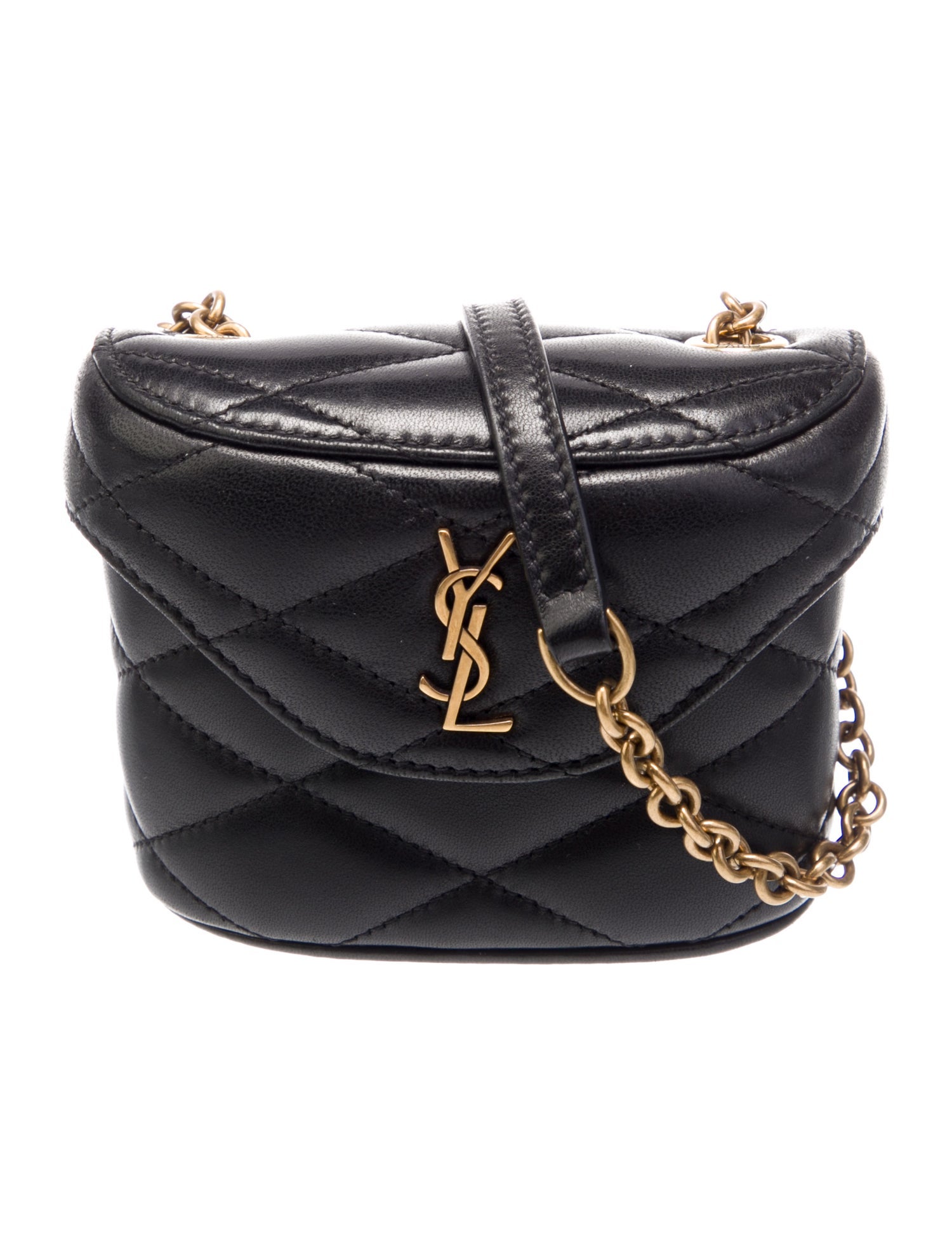 Saint Laurent Lambskin Monogram June Micro 2023
