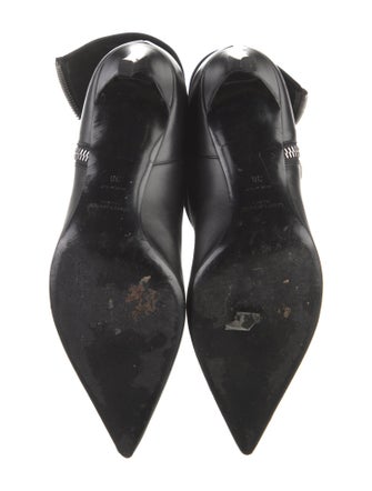 Saint Laurent Leather Western Boots