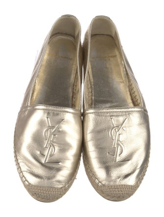 Saint Laurent Leather Espadrilles