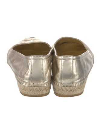 Saint Laurent Leather Espadrilles