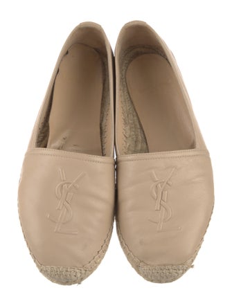 Saint Laurent Leather Espadrilles