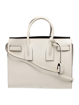 Saint Laurent Leather Sac De Jour