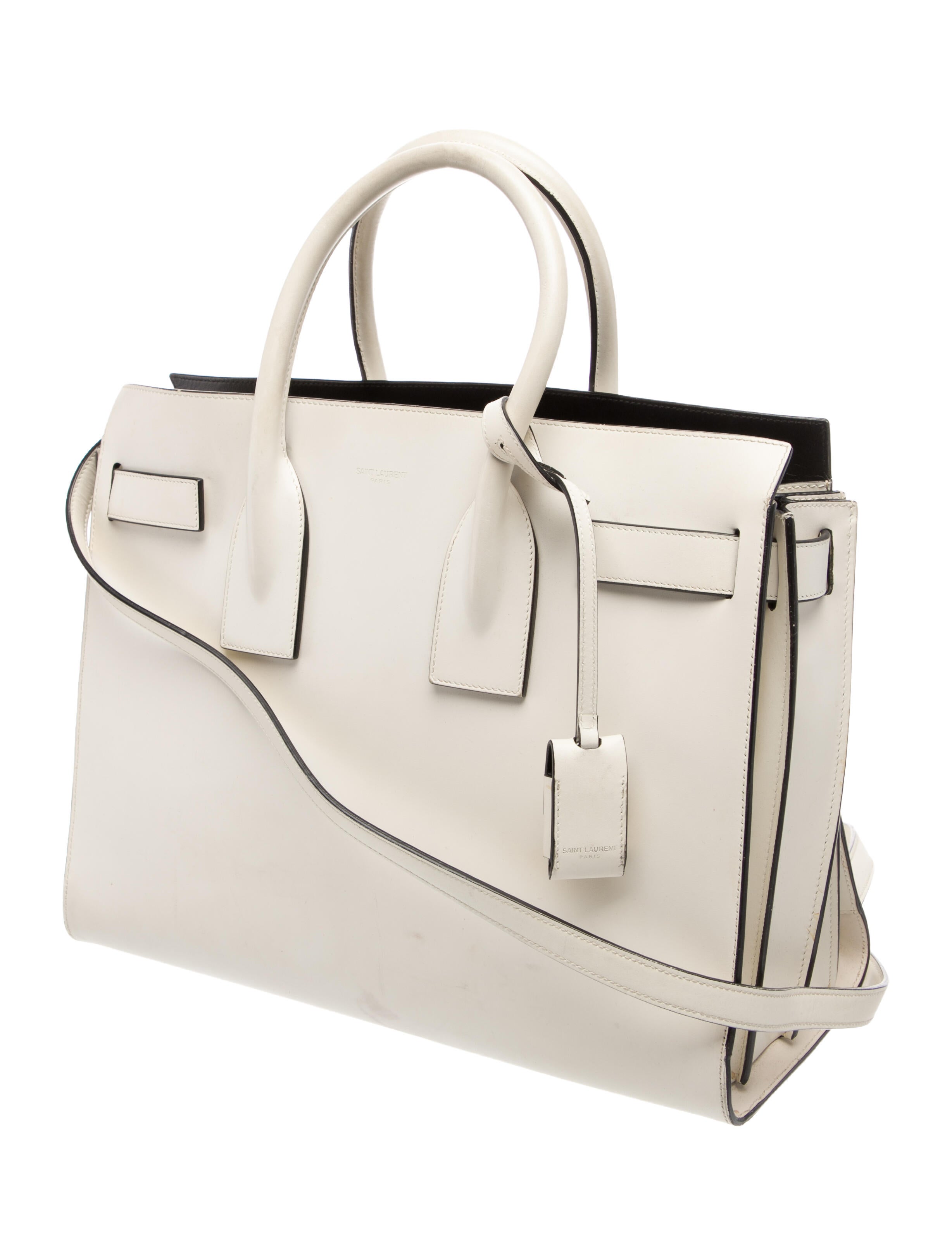 Saint Laurent Leather Sac De Jour