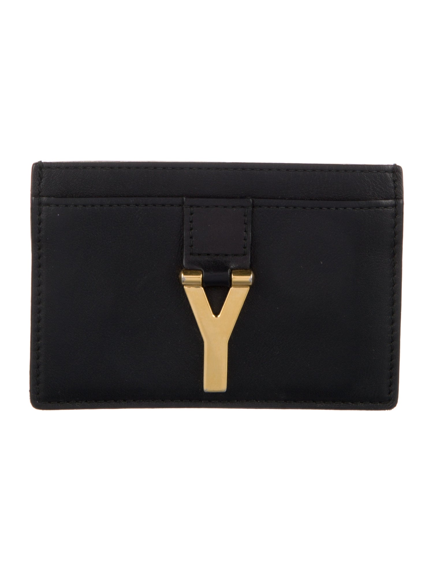 Saint Laurent Leather Card Holder