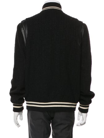 Saint Laurent Striped Varsity Jacket