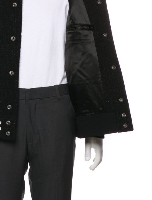 Saint Laurent Striped Varsity Jacket