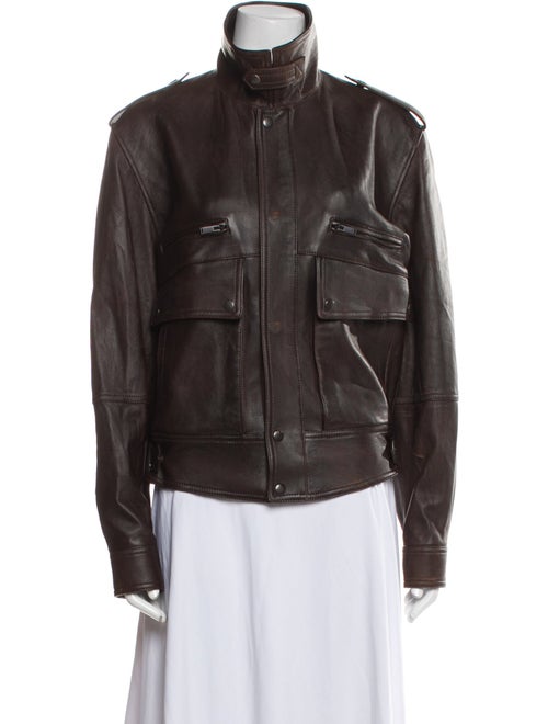 Saint Laurent 2022 Leather Biker Jacket