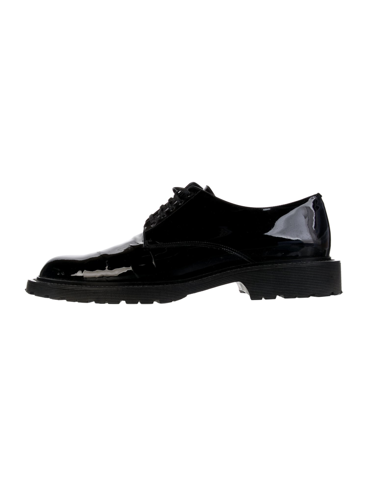 Saint Laurent Patent Leather Derby Shoes