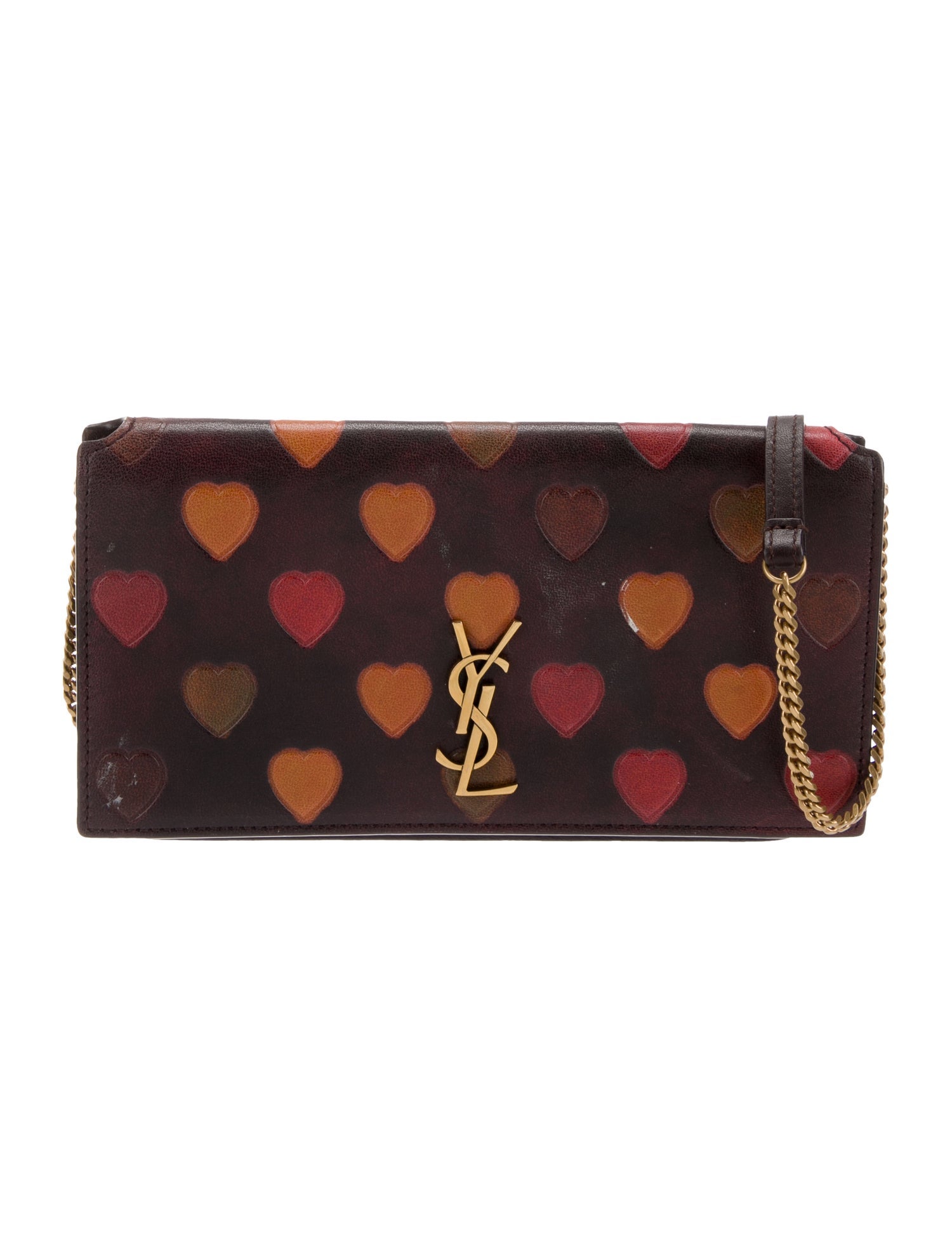 Saint Laurent Leather Clutch