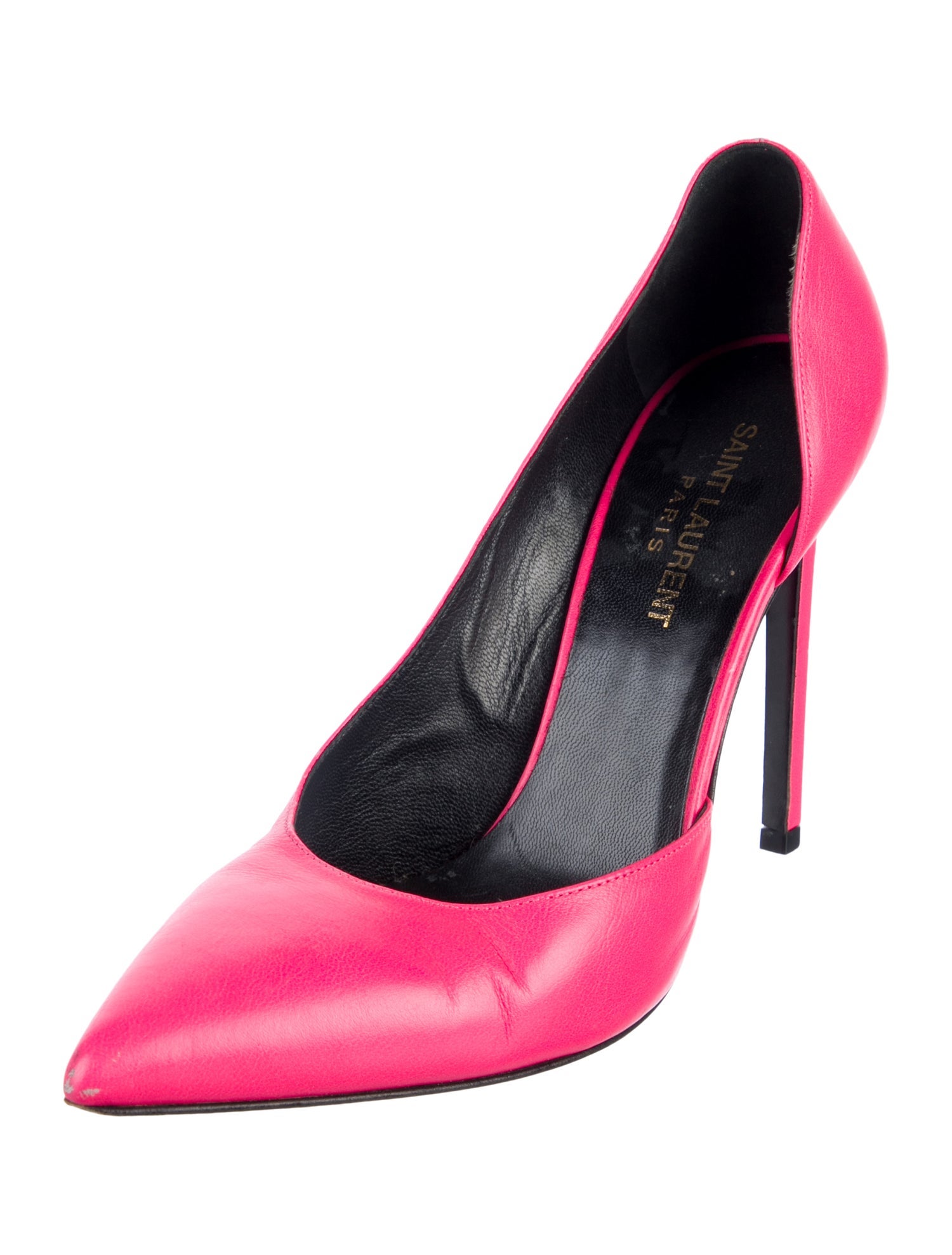 Saint Laurent Leather D'Orsay Pumps