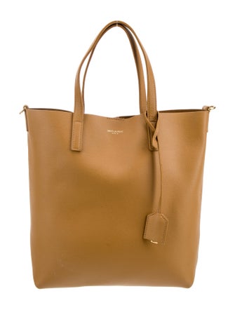 Saint Laurent Leather Shopping Tote Small