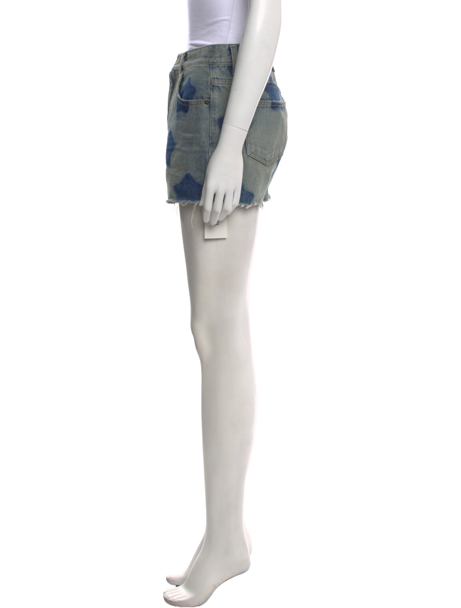 Saint Laurent Printed Mini Shorts