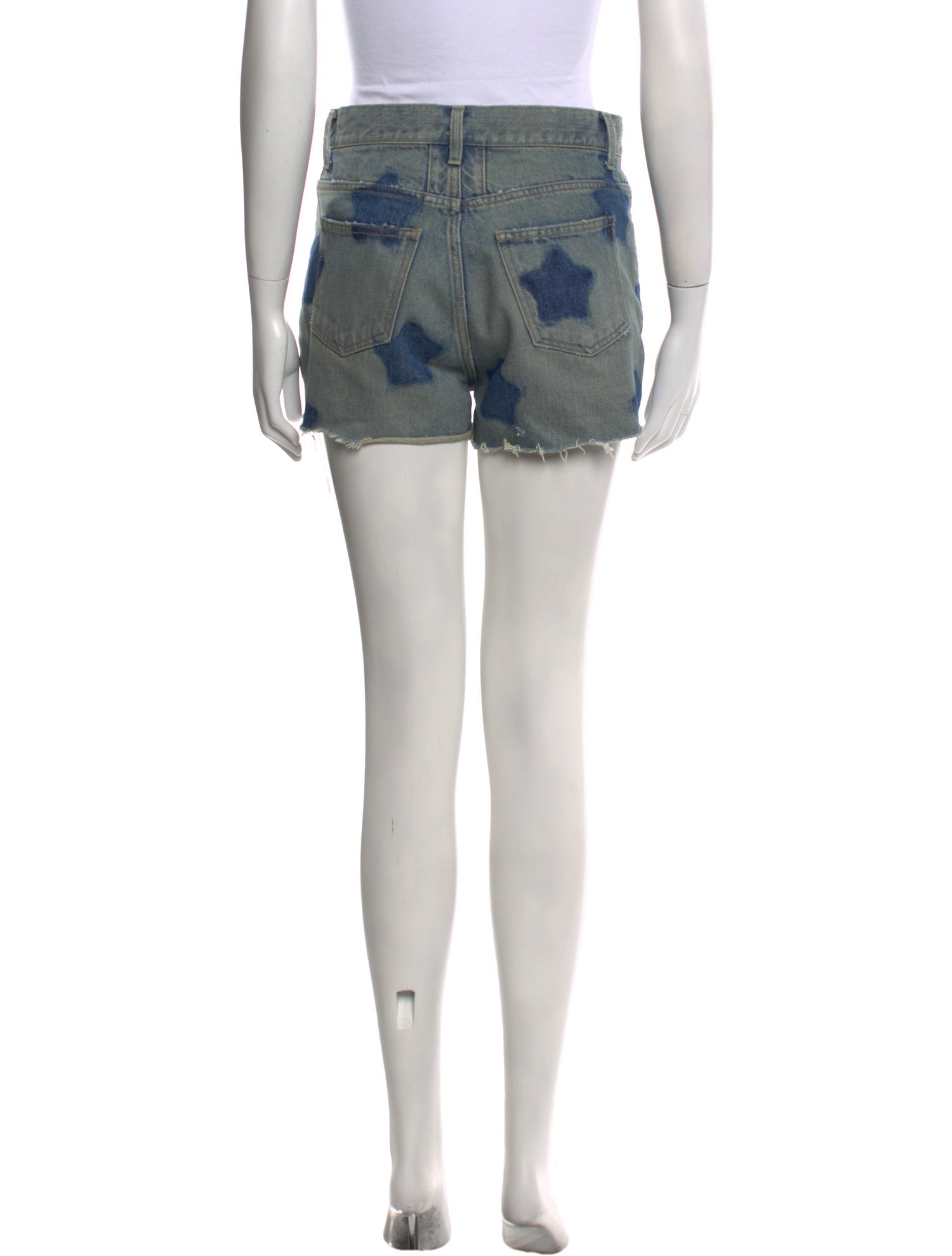 Saint Laurent Printed Mini Shorts