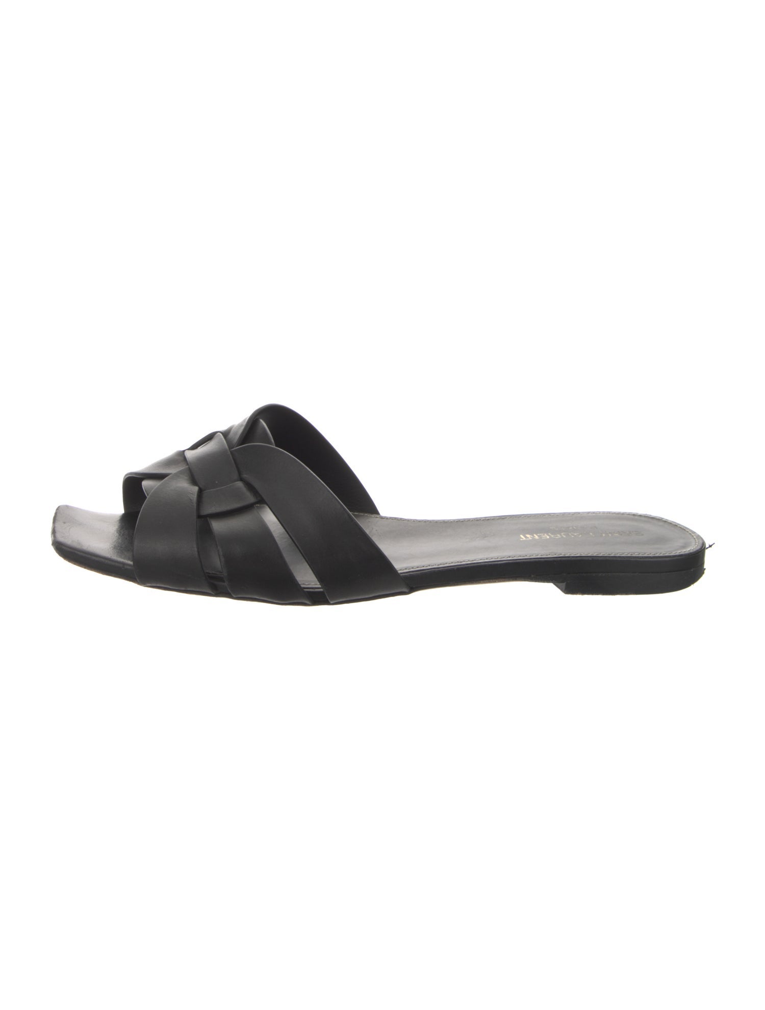 Saint Laurent Tribute 05 Leather Slides