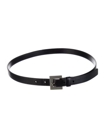 Saint Laurent Skinny Leather Waist Belt