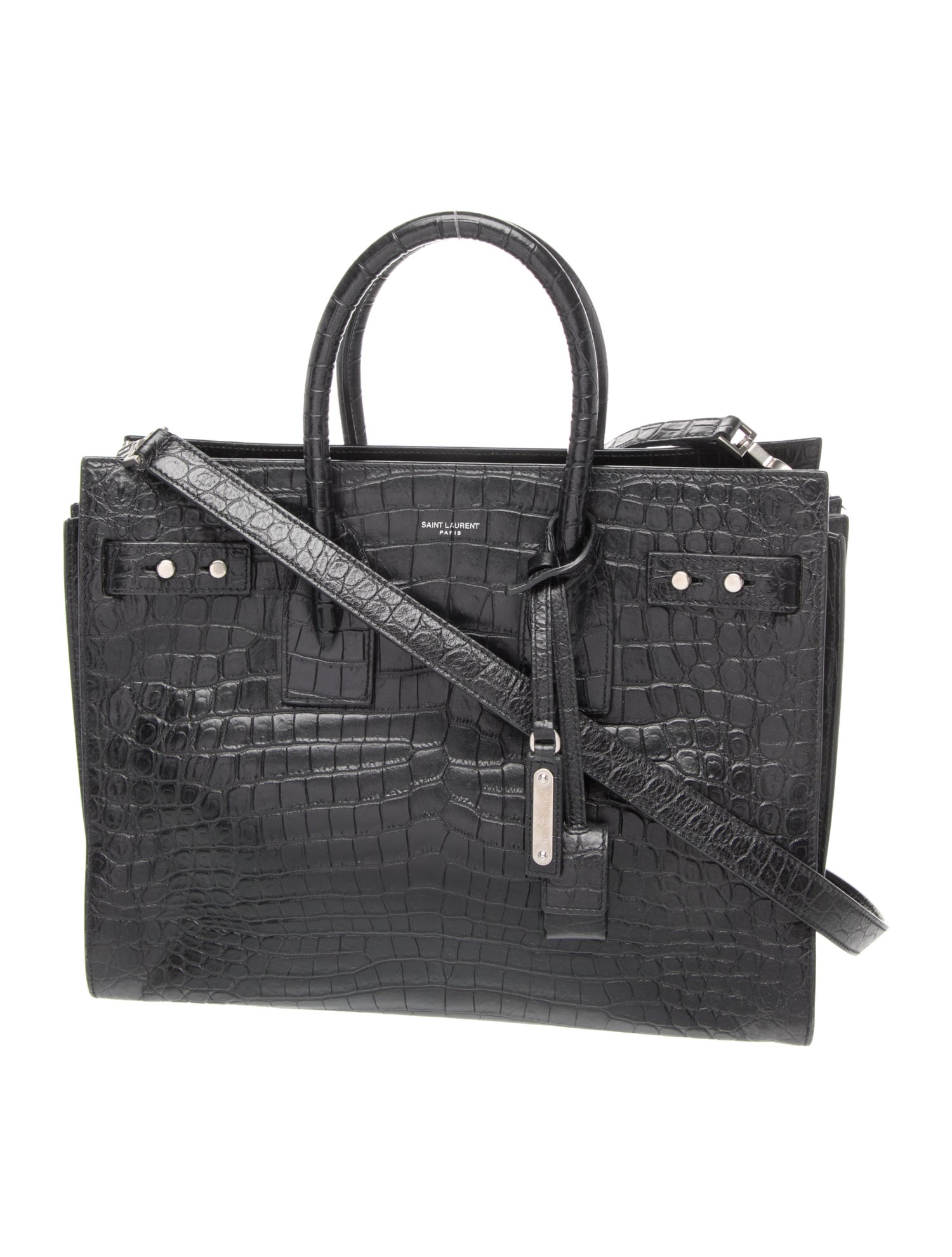 Saint Laurent Leather Sac De Jour