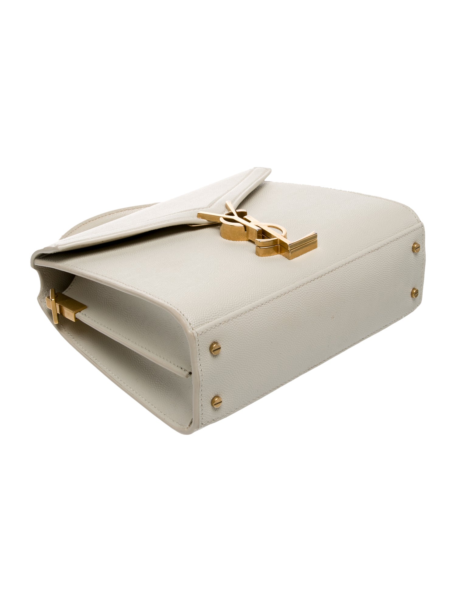 Saint Laurent Leather Cassandre Mini