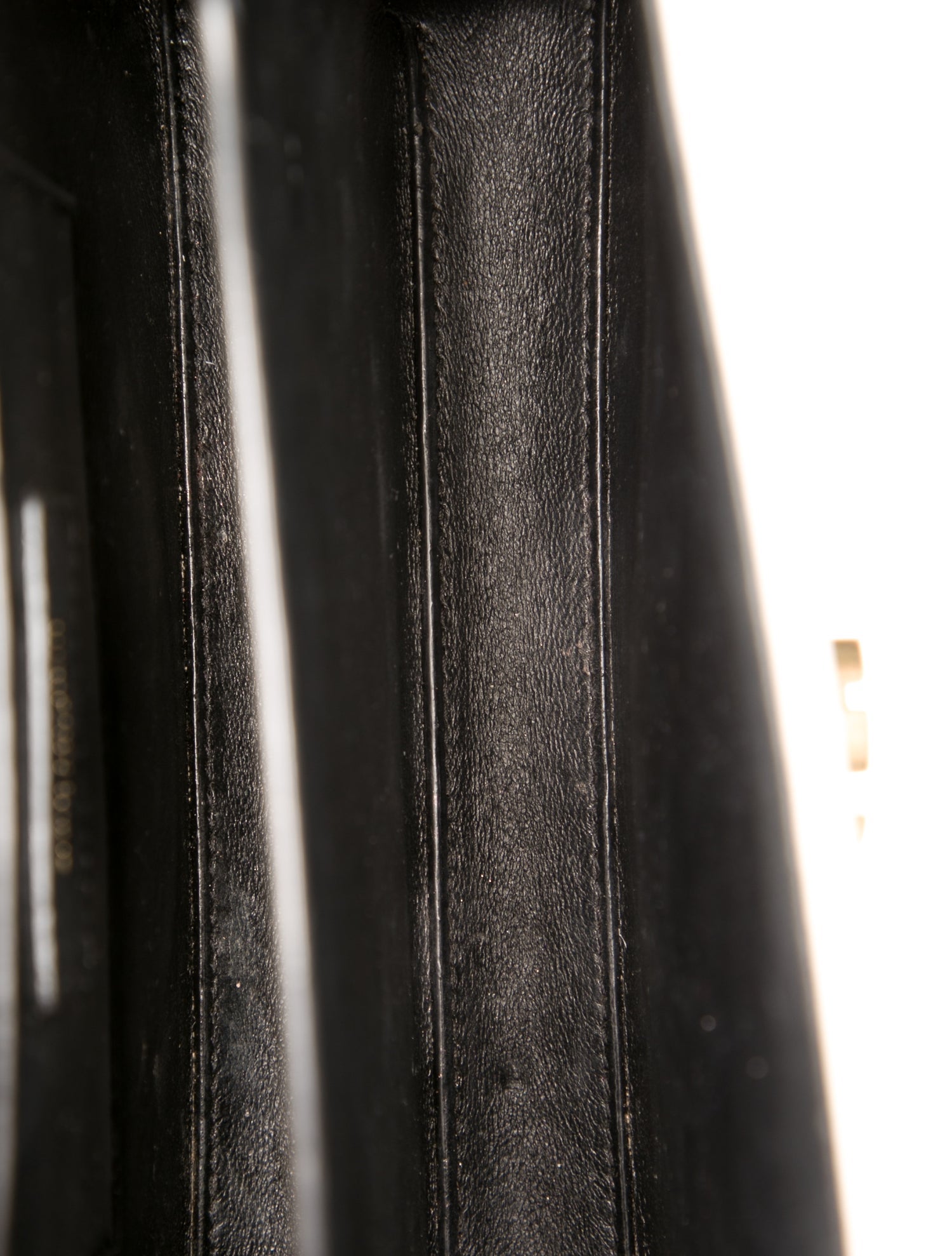 Saint Laurent Leather Cassandre Mini