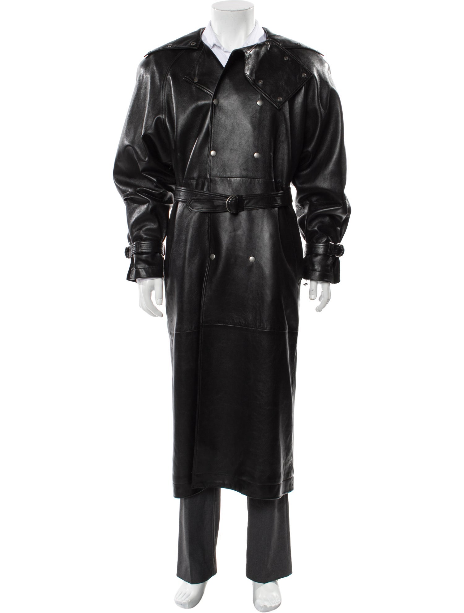 Saint Laurent Lambskin Trench Coat