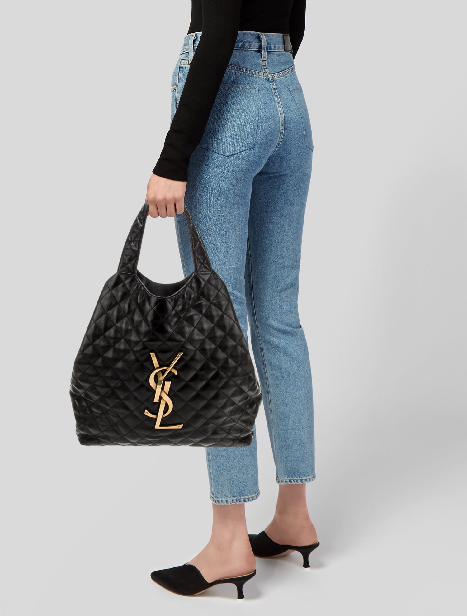 Saint Laurent Leather Hobo