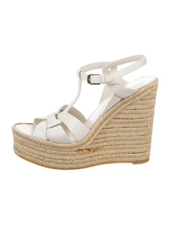 Saint Laurent Leather Espadrilles