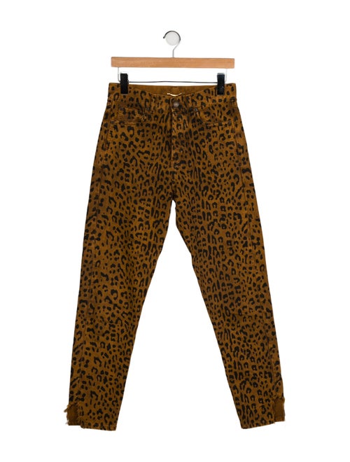 Saint Laurent High-Rise Skinny Leg Jeans