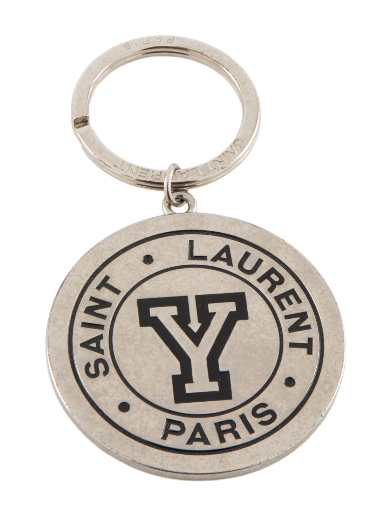 Saint Laurent Logo Keychain