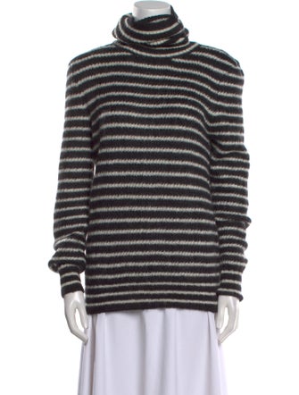 Saint Laurent Mohair Striped Sweater