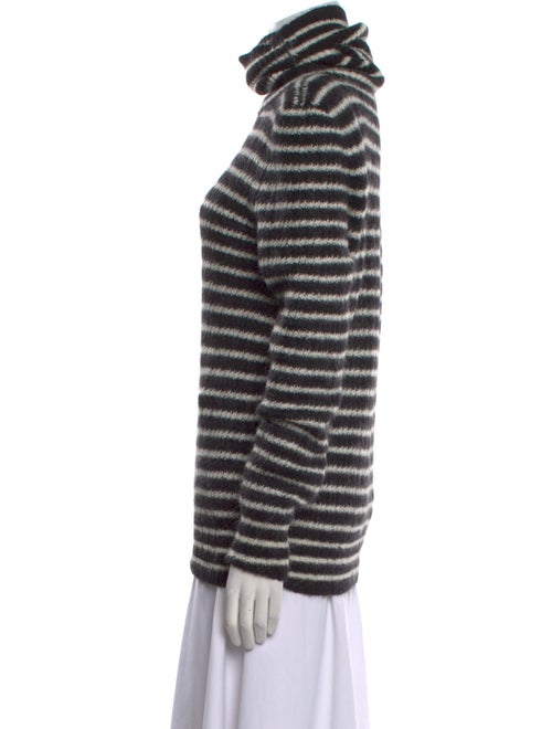 Saint Laurent Mohair Striped Sweater