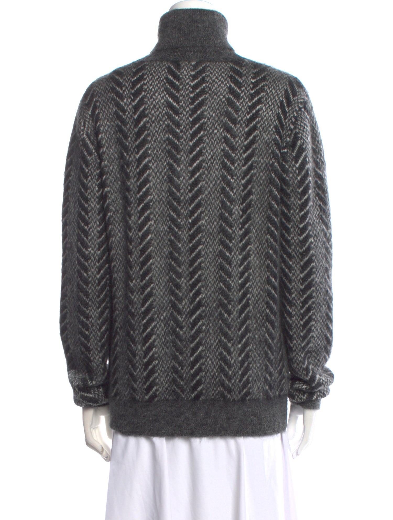Saint Laurent Mohair Printed Sweater