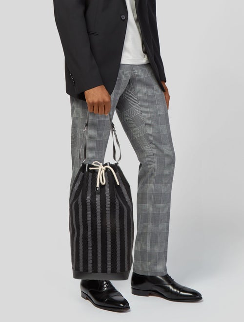 Saint Laurent Canvas Long Bucket Bag 2022