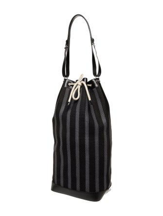 Saint Laurent Canvas Long Bucket Bag 2022
