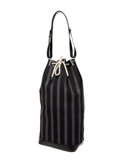 Saint Laurent Canvas Long Bucket Bag 2022