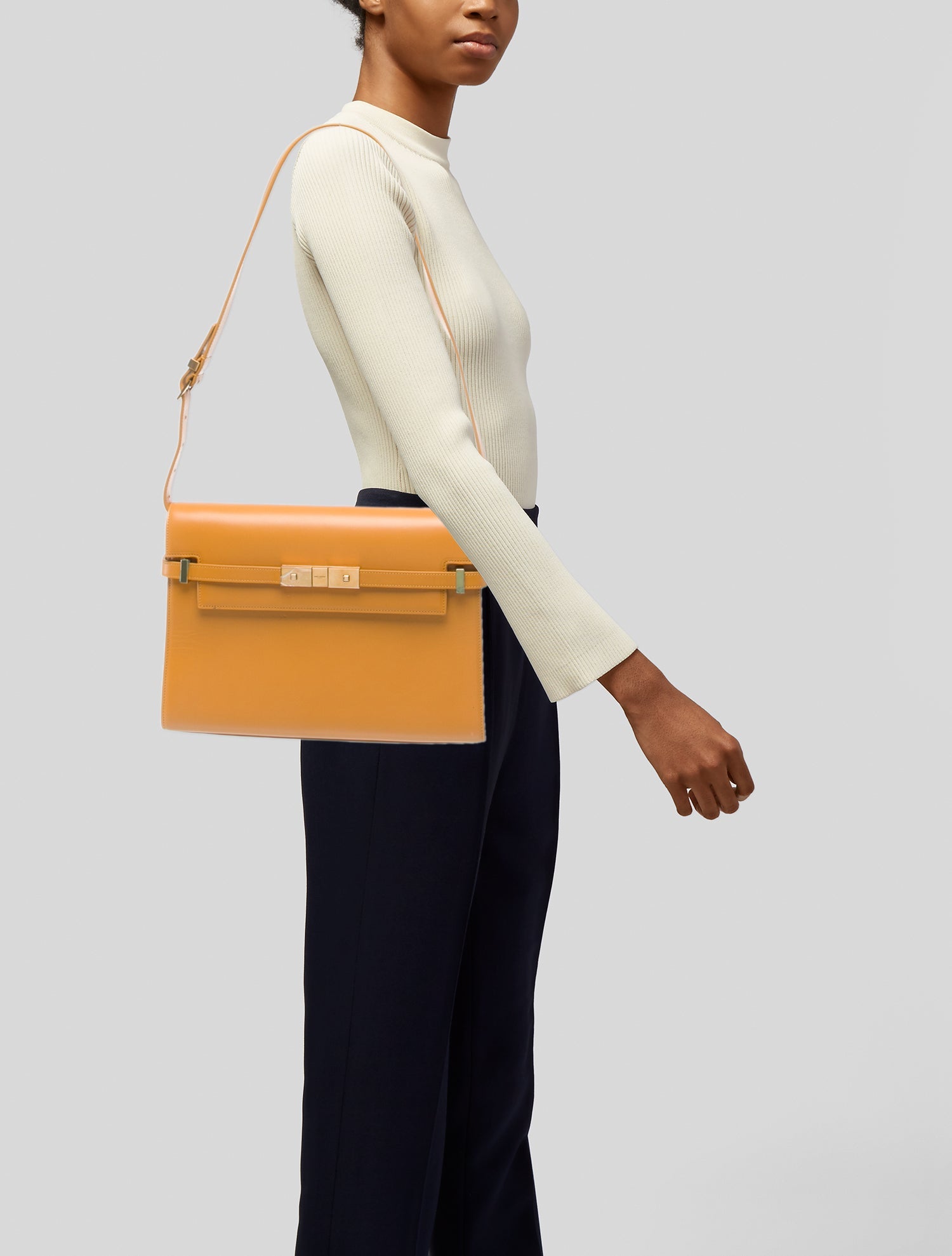 Saint Laurent Leather Manhattan Medium