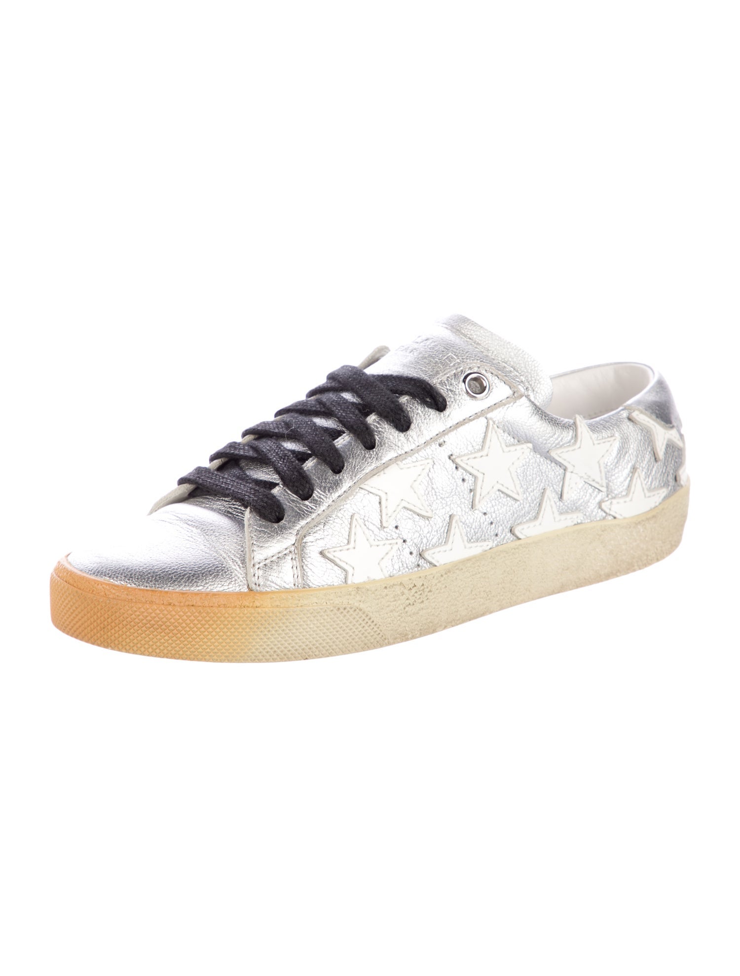 Saint Laurent Leather Sneakers