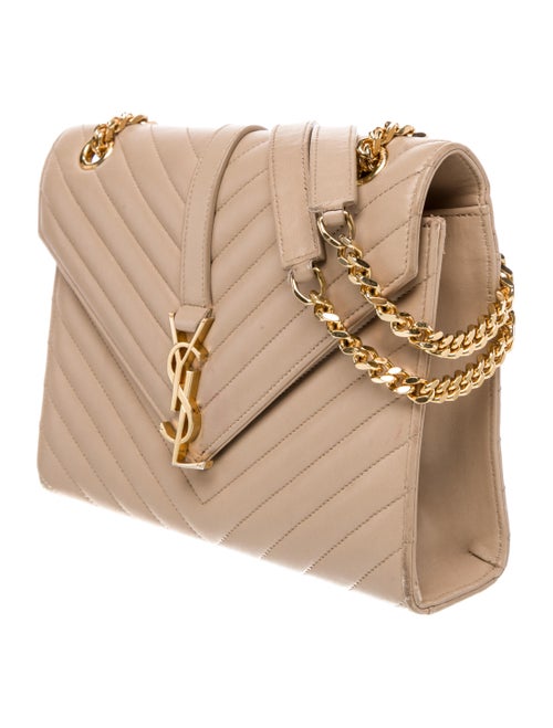 Saint Laurent Leather Envelope Medium