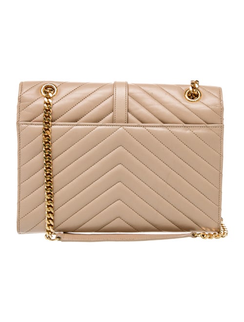 Saint Laurent Leather Envelope Medium