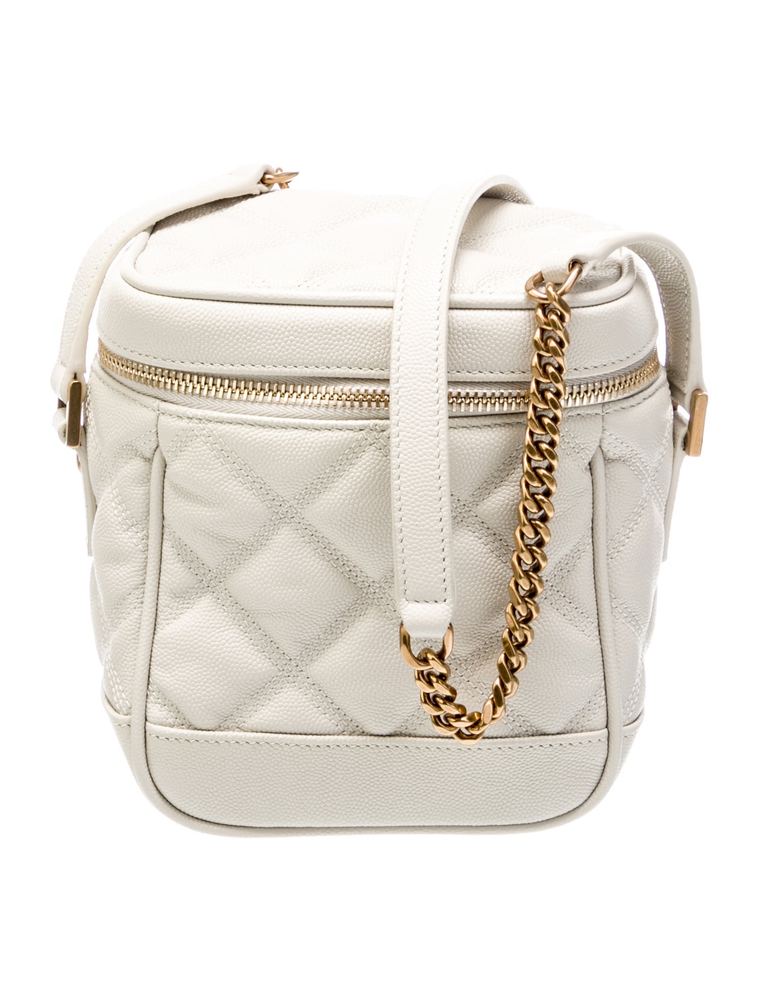 Saint Laurent Leather 80's Vanity Bag 2022