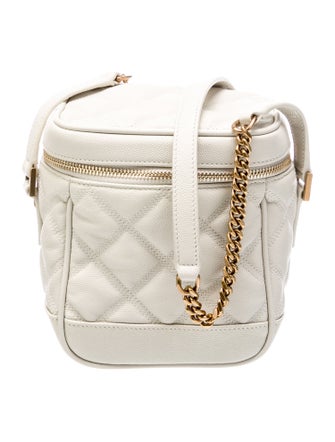 Saint Laurent Leather 80's Vanity Bag 2022